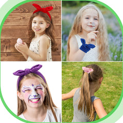 Giegxin headband worn by a young girl offering secure, gentle hold