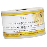 GIGI muslin roll front packaging showing brand and length benefit
