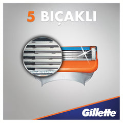 Gillette Fusion5 precision trimmer back view for accurate edging and control