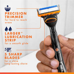 Gillette fusion5 precision trimmer detail perfect for edging sideburns and under-nose work