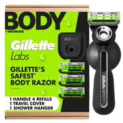 Gillette Labs front packaging showing kit and benefits for confident grooming