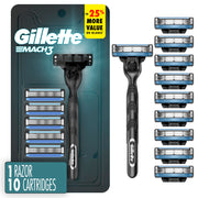 Gillette Mach3 front packaging showing kit and benefits