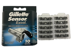 Gillette Sensor Excel in-hand scale shot demonstrating compact head and easy handling benefit