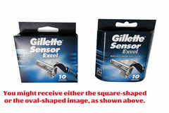 Gillette Sensor Excel lifestyle image with user shaving showcasing smoother, controlled shave benefit