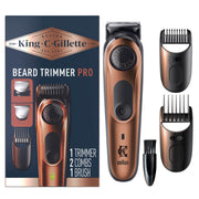 Gillette trimmer front view showing ergonomic grip and control benefits