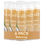 Gillette Venus front packaging showing coconut scent and benefits
