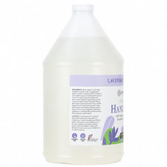 Ginger Lily Farms one-gallon bottle beside a ruler showing size and value benefit