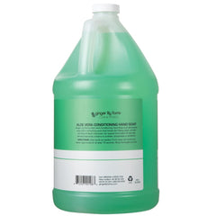 Ginger Lily Farms close-up of creamy lather texture, shows gentle conditioning benefit