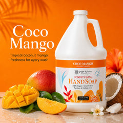 Ginger Lily Farms rich foam lather close-up for gentle cleansing