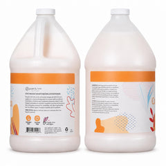 Ginger Lily Farms label close-up highlighting ingredients and cruelty-free certification