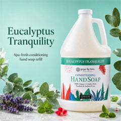 Ginger Lily Farms creamy lather close-up showing moisturizing cleansing action