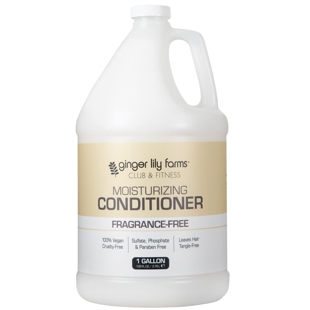 Ginger Lily Farms front label showing 128 oz refill and key benefits