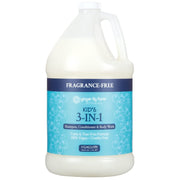 Ginger Lily Farms gallon bottle front label showing product benefits