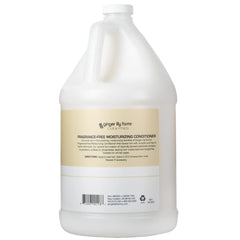 Ginger Lily Farms bottle next to pump dispenser for easy refilling benefit
