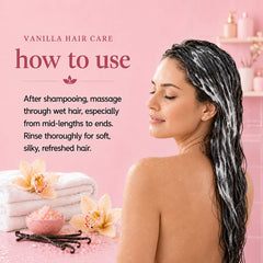 Ginger Lily Farms conditioner applied to hair demonstrating detangling and softness