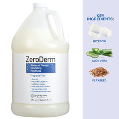 Ginger Lily Farms label ingredients close-up highlighting fragrance-free and allergen-free benefits