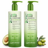 GIOVANNI front packaging showing the 2Chic shampoo and conditioner benefits