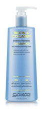 GIOVANNI front bottle view showing clear label and vegan benefit