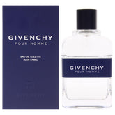 Givenchy Blue Label front bottle showing sleek design and brand impact