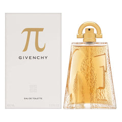 Givenchy Pi front view bottle and box showing elegant evening scent