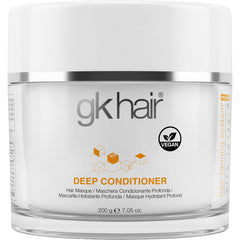 GK HAIR front jar view showing product and benefits