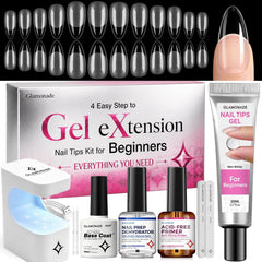 Glamonade front packaging showing full starter kit and contents for easy setup