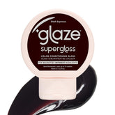glaze bottle front view showing product branding and benefits