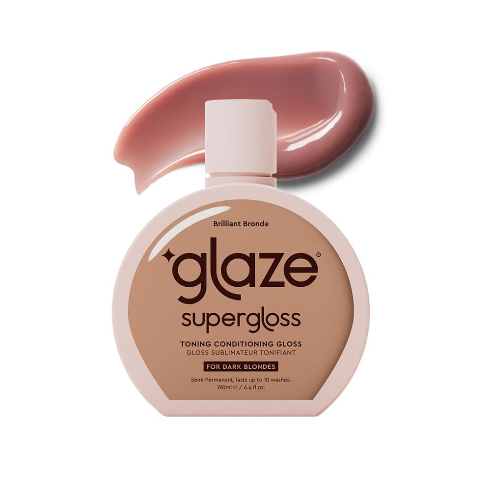 glaze front packaging showing brilliant bronde and benefit of vibrant tone