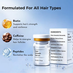 Glemme device held in hand applying serum for controlled, mess-free scalp coverage