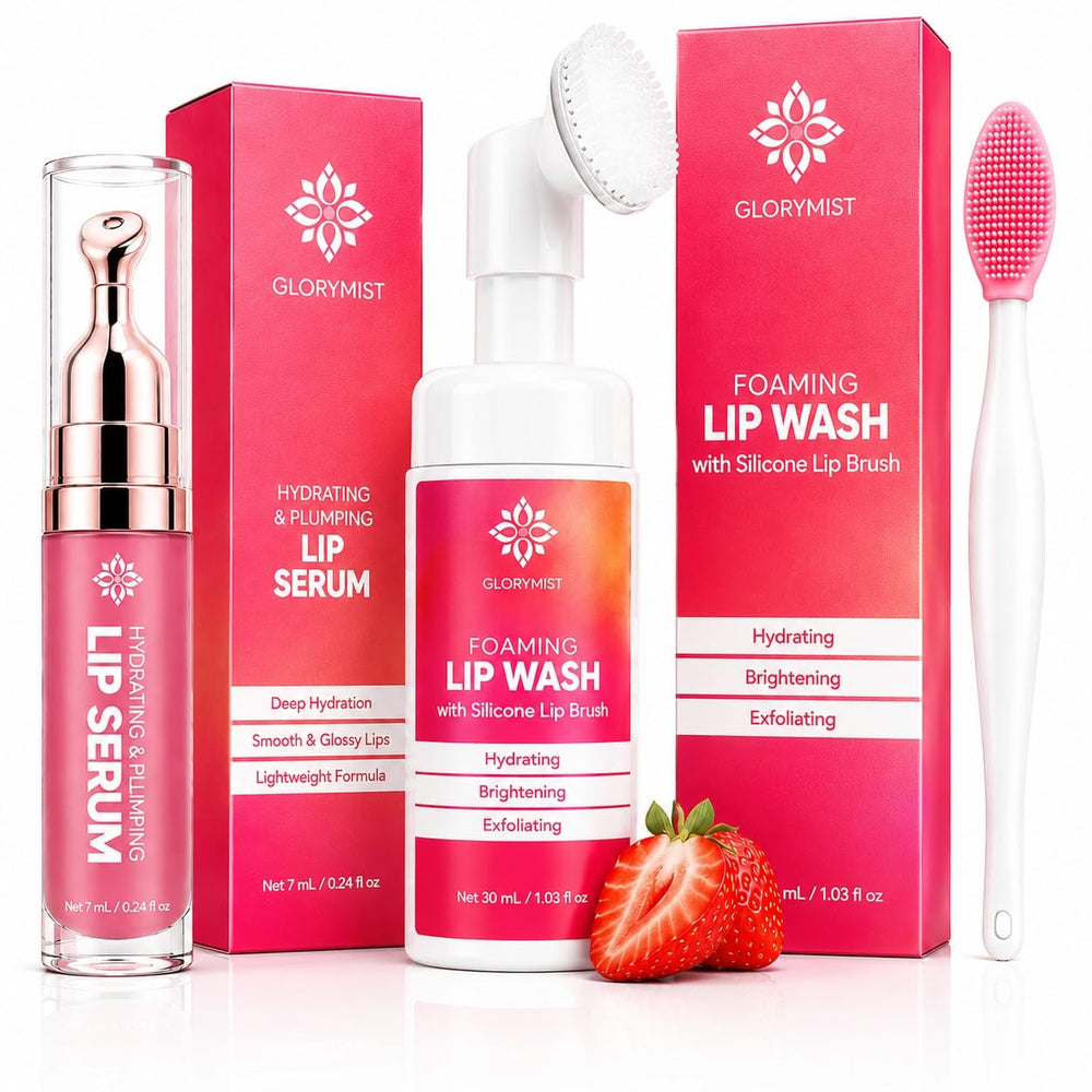 GloryMist kit front packaging showing all three items and benefits