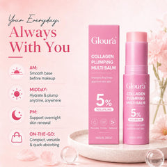 Gloura PDRN Volufiline being dabbed on cheek and smile lines to smooth dry areas benefit