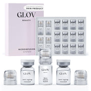 Glov Beauty front packaging showing kit contents and benefits