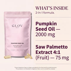 Glov Beauty bottle side label displaying ingredients and easy-to-read directions