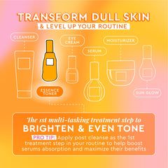 Glow Recipe bottle in hand highlighting compact travel convenience