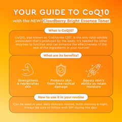 Glow Recipe ingredient label showing cloudberry and vitamin benefits