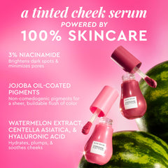 Glow Recipe texture drop on skin illustrating lightweight, blendable hydration