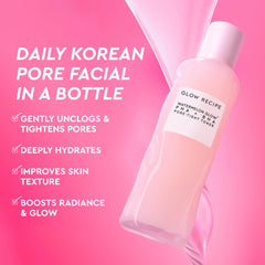 Glow Recipe back label with ingredients list visible for transparency and ingredient checking