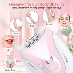 Glowshave ergonomic handle with non-slip grip for comfortable control