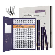GlowVane front packaging showing complete lash kit benefits