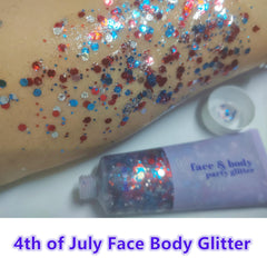 Go Ho red white and blue bead necklaces spread for layering and sharing