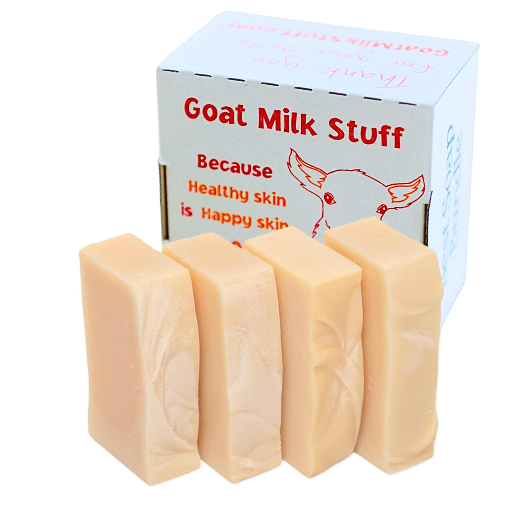 Goat Milk Stuff front packaging showing unscented box and clean presentation