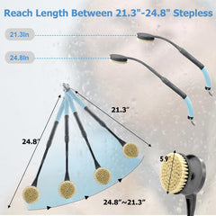 Gobetili detachable handle and head disassembled showing easy cleaning and packing benefit