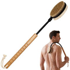 Gobiteli front view showing full 24-inch scrubber and dual-bristle heads for versatile cleaning