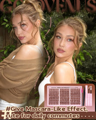 Goddvenus fanned clusters on tray showing variety of lengths for custom styles benefit