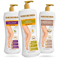 Goicoechea front pack view showing three 13.5 fl oz bottles for easy selection