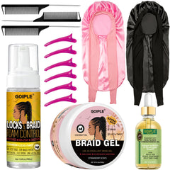 Goiple front packaging showing full braid kit and organized contents for convenience