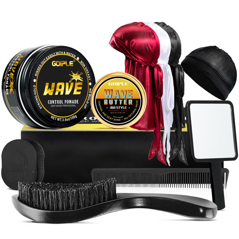 Goiple jar front view showing packaging and strong hold benefits