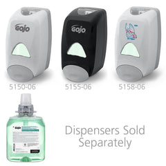 GOJO dispenser installed in restroom, shows accessibility and tidy appearance