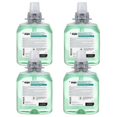 GOJO front packaging showing branding and size, highlights long-lasting refill