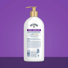 Gold Bond lotion pump dispensing creamy texture for fast absorption